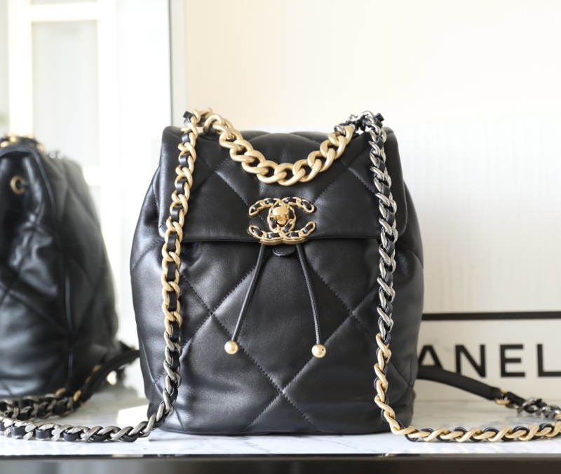 Chanel Top Replica AAA Copy 24C Chanel 19 BACKPACK Factory Outlet Wholesale