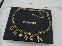 Letter Roller skates Short Chain Pendant Necklace Chanel Top Replica A Copy Fashion Costume Jewerlry