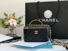 Chanel 23K Small Letter Top Handle Box Bag Chain Strap Shoulder Bag Cross Body 1:1 Top AAA Wholesale Factory Outlet