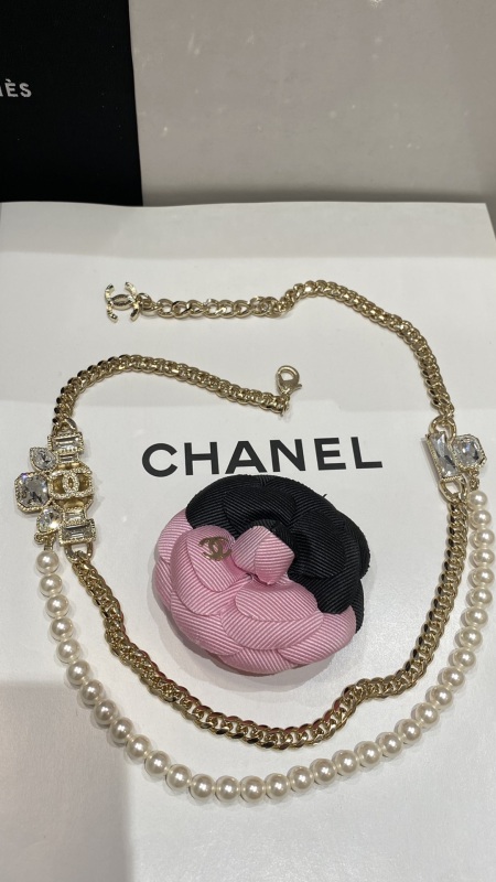 Chanel Replica Costume Jewelry 23/24 Multistrand Pearl Chain Short Necklace Top Best Quality