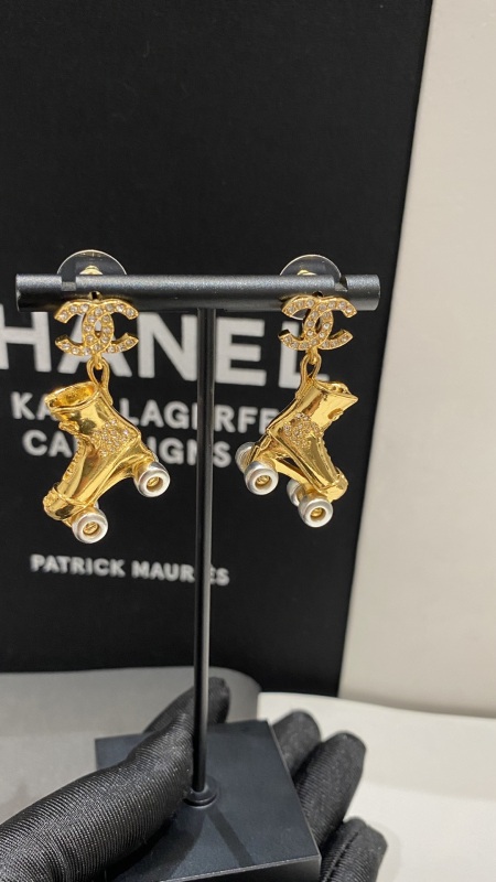 Chanel 23/24 Roller Skate Pendant Earring Top Replica AAA Copy Factory Outlet Wholesale