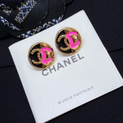 Chanel Top AAA 1:1 24C Spring Enamel Magma Stud Earring Factory Outlet Wholesale