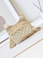 Chanel Cruise 2023/24 Metallic Lambskin Backpack Top 1:1 AAA Factory Outlet Wholesale