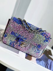 Chanel 22C Multicolor Rhinestones Strass Shoulder Strap Flap EVENING BAG 1:1 AAA Factory Outlet Wholesale