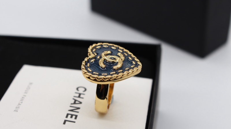 Chanel Spring Summer 2024 pre-collection Demin Heart Ring 1:1 AAA Top Quality