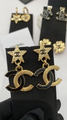 Chanel Spring Summer 2024 Pre-collection 24P Brass Star Big CC Pendant Earring 1:1 AAA Top Quality Factory Outlet Wholesale
