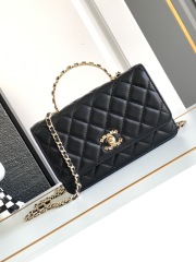 Chanel Spring Summer 2024 Pre-collection 24P Strass Handle Wallet on Chain 1:1 AAA Top Quality Factory Outlet Wholesale