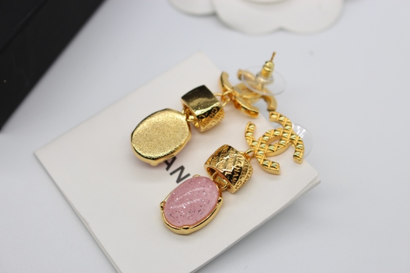 Chanel Spring Summer 2024 Pre-collection 24P Quilted CC Glass Pearl Pendant Earring 1:1 AAA Top Quality Factory Outlet Wholesale