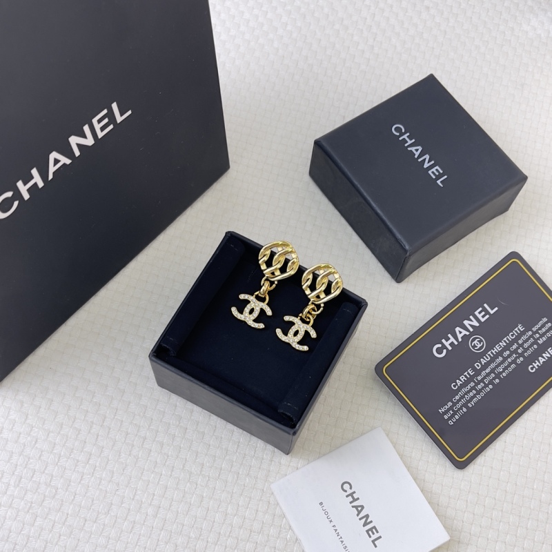 Chanel Spring Summer 2024 Pre-collection 24P Strass CC Pendant Earring 1:1 AAA Top Quality Factory Outlet Wholesale