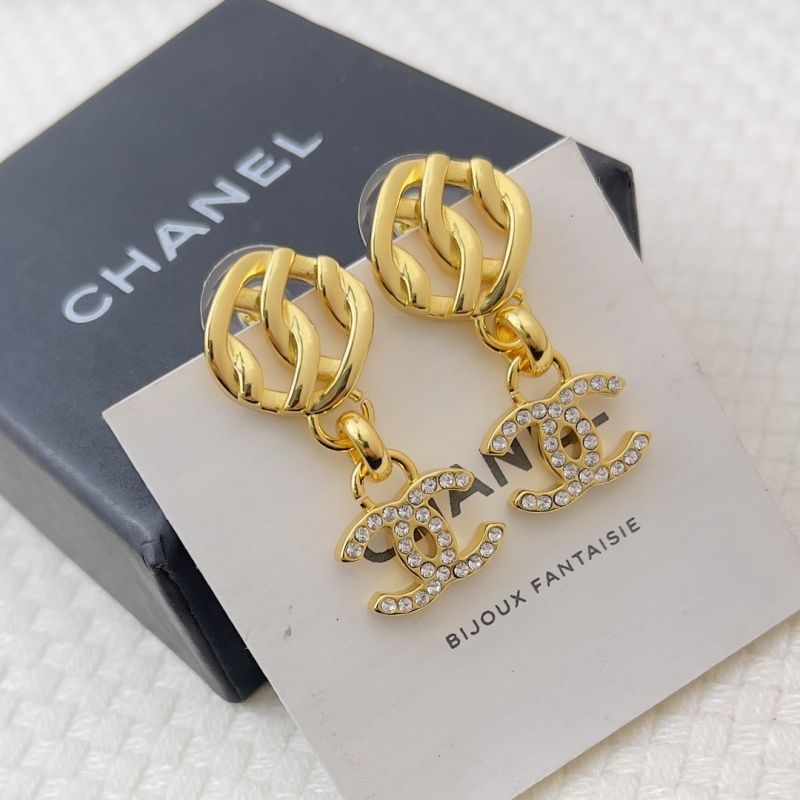 Chanel Spring Summer 2024 Pre-collection 24P Strass CC Pendant Earring 1:1 AAA Top Quality Factory Outlet Wholesale