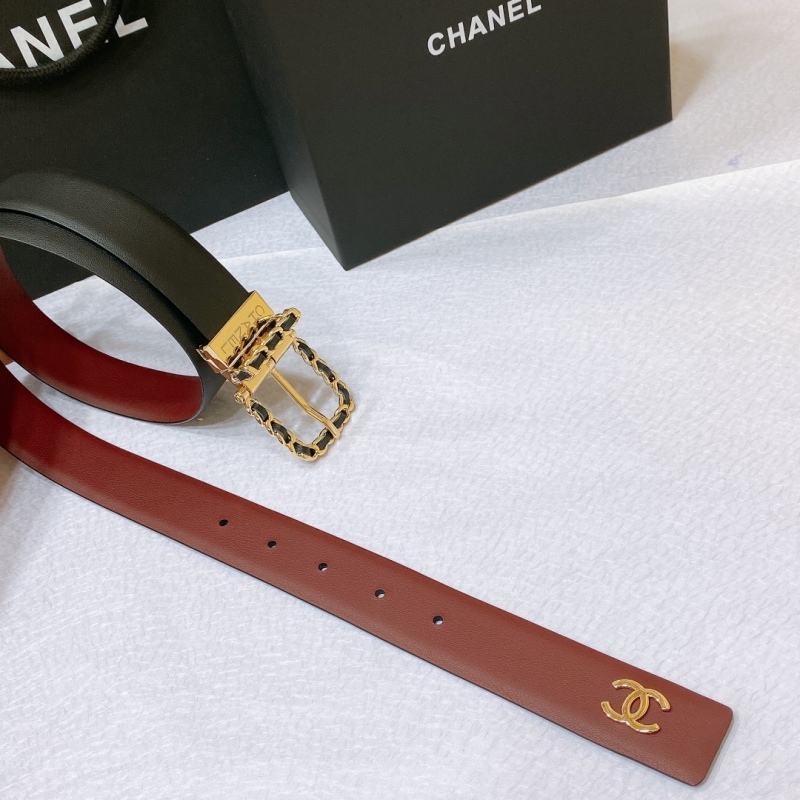 Chanel 23S Rotatable Metal BUCKLE-LOOP Calfskin 3.0 Belt 1:1 AAA Top Quality vs Genuine Factory Outlet Wholesale