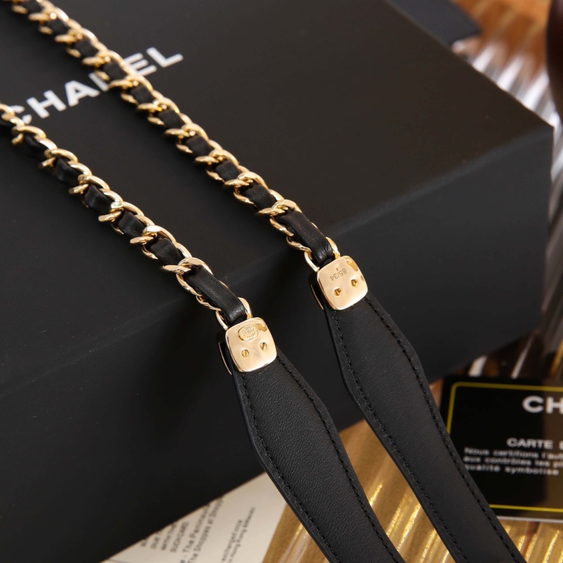 Chanel Cruise 2023/24 Leather Metal CHAIN BELT 1:1 AAA Top Quality Replica vs Genuine Factory Outlet Wholesale