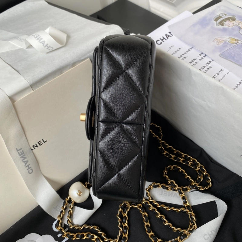 Chanel Top Replica AAA Copy Spring Summer 2024 Small Flap Bag Pearls on Chain Factory Outlet Wholesale