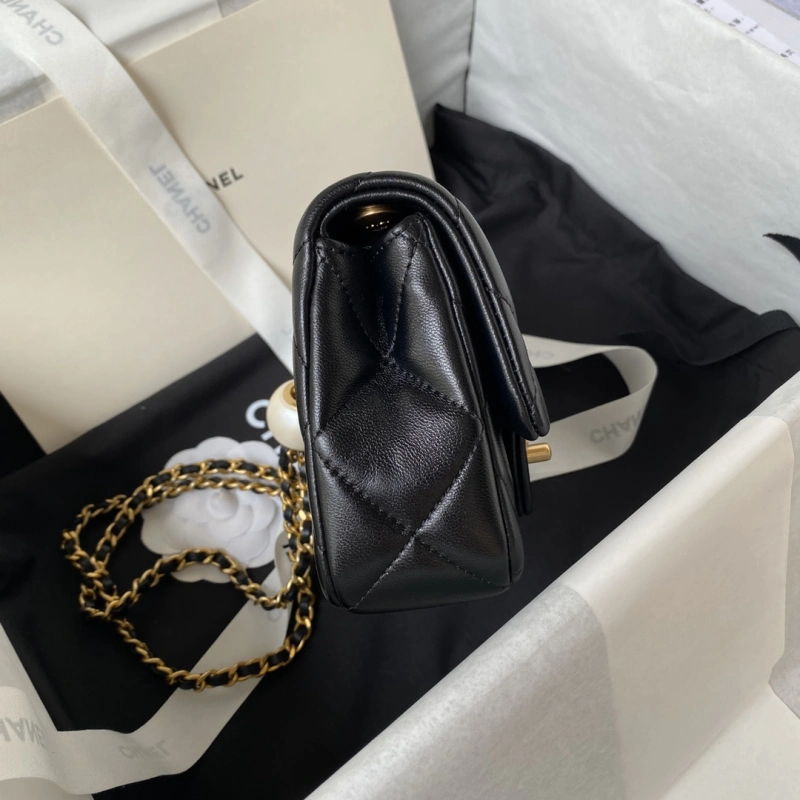 Chanel Top Replica AAA Copy Spring Summer 2024 Small Flap Bag Pearls on Chain Factory Outlet Wholesale
