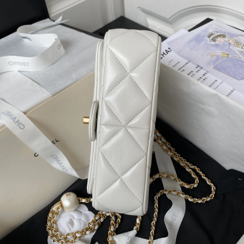 Chanel Top Replica AAA Copy Spring Summer 2024 Small Flap Bag Pearls on Chain Factory Outlet Wholesale