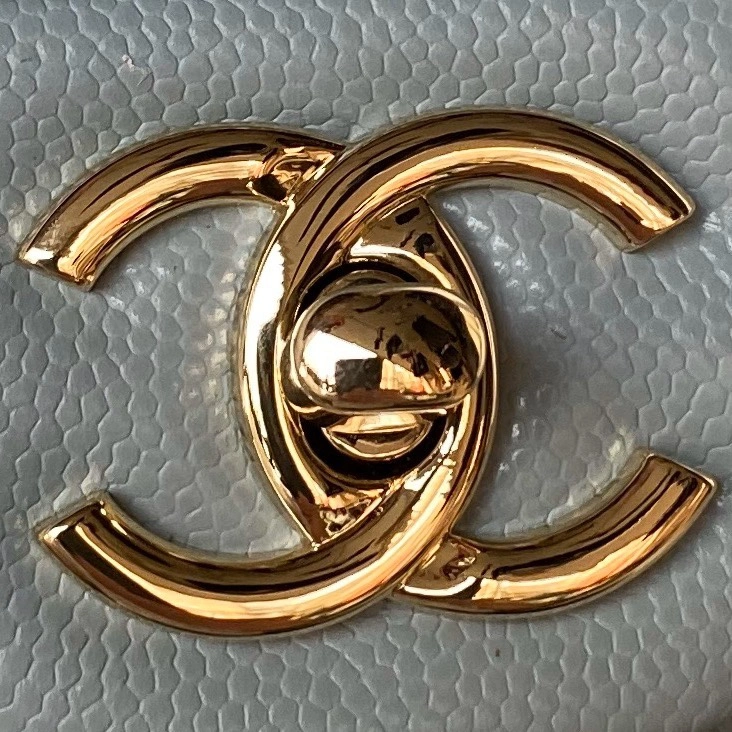 Chanel 24P Lichee Pattern MINI FLAP BAG WITH TOP HANDLE 1:1 AAA Top Quality vs Genuine Factory Outlet Wholesale
