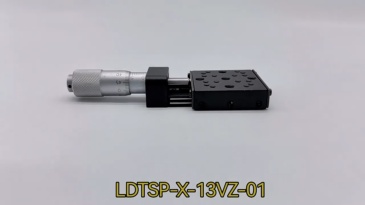 LDTSP-X-13VZ-01 Manual X Linear Translation Stage Guide Aluminum Alloy Black
