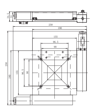 LDTDP- JG Series  Motorized XY  Integrated Positioning Stage