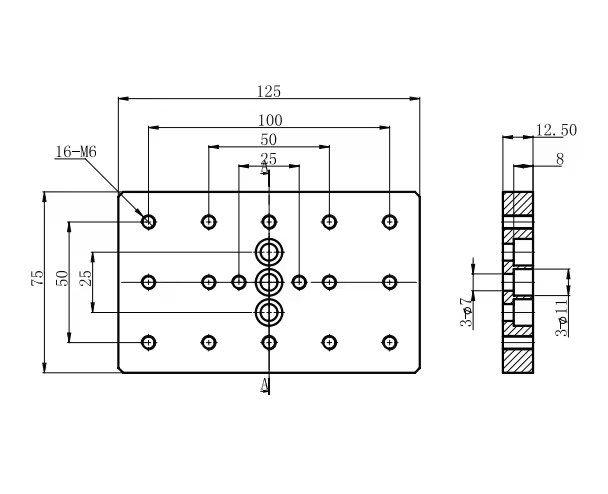 LDTDB3 MountIng Base Clamps with High Precision Customized OEM Support
