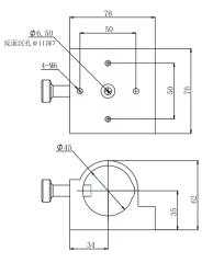 LDTJG2-45 Laser Mount with High Precision Customized OEM Support