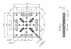 LDTDB4 MountIng Base Clamps with High Precision Customized OEM Support