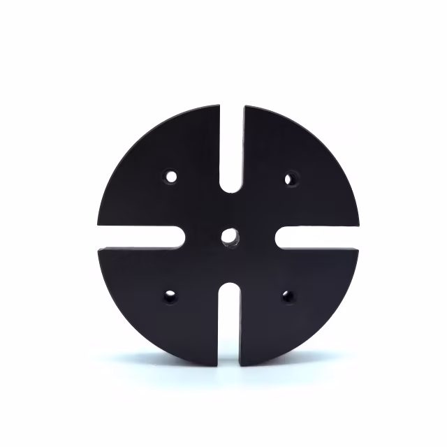 OEM aluminum with black anodized surface treatment Mounting Base clamps for stability and safety of experimental equipment