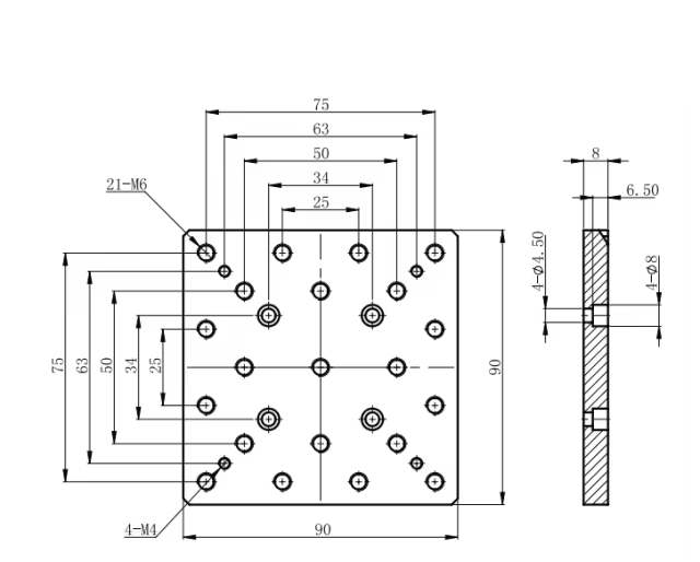 LDTDB11 MountIng Base Clamps with High Precision Customized OEM Support