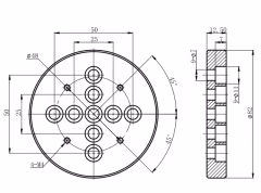 LDTDB6 MountIng Base Clamps with High Precision Customized OEM Support