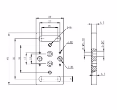 LDTDB18MountIng Base Clamps with High Precision Customized OEM Support