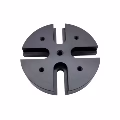 OEM aluminum with black anodized surface treatment Mounting Base clamps for stability and safety of experimental equipment