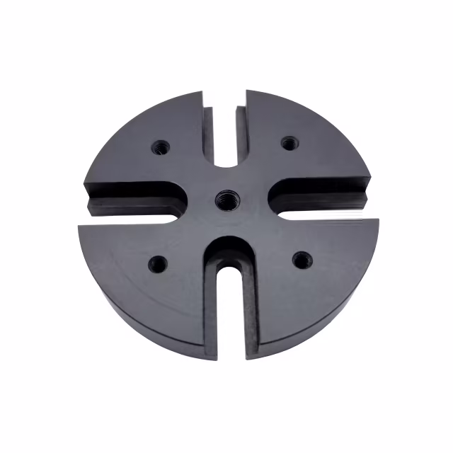 OEM aluminum with black anodized surface treatment Mounting Base clamps for stability and safety of experimental equipment