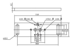 LDTDB18-A MountIng Base Clamps with High Precision Customized OEM Support