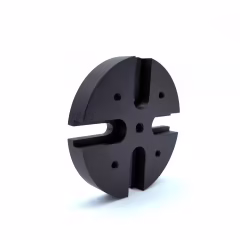 OEM aluminum with black anodized surface treatment Mounting Base clamps for stability and safety of experimental equipment