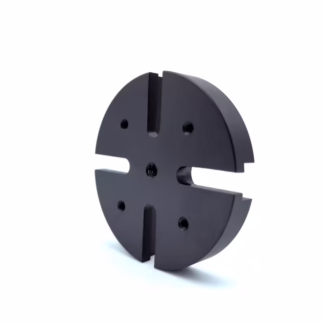 OEM aluminum with black anodized surface treatment Mounting Base clamps for stability and safety of experimental equipment