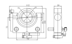 LDTTF40-TZ-1YT Optical Adjustment Frame series