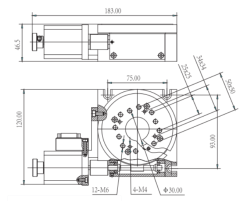 LSDH-60WS Motorized Rotary Stages