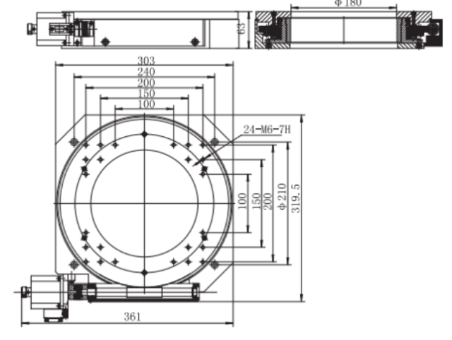 LSDH-300WS Motorized Rotary Stages