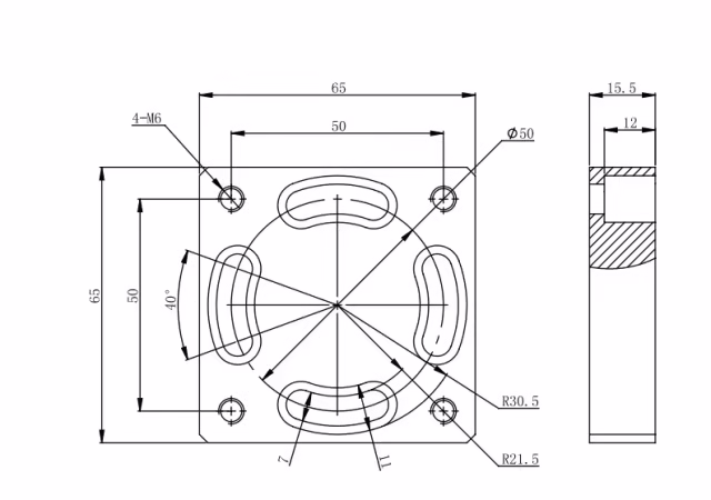 LDTDB24 MountIng Base Clamps with High Precision Customized OEM Support