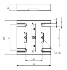 LDTDB23 MountIng Base Clamps with High Precision Customized OEM Support
