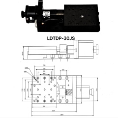 LDTDP-30JS Motorized Translation Stage