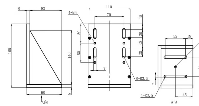 LDTZJ7 Right Angle Mounting Plate/Adapter with High Precision Customized OEM Support