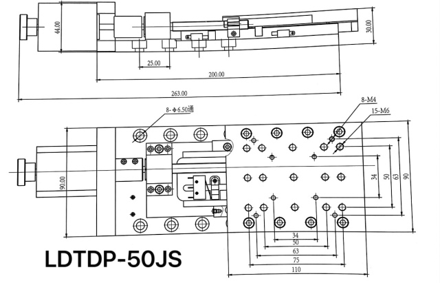 LDTDP-30JS Motorized Translation Stage