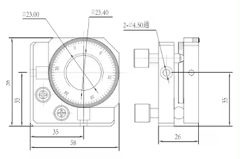 LDTPG2-25.4 Polarizer Mirror Mount