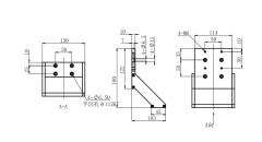LDTZJ9 Right Angle Mounting Plate/Adapter with High Precision Customized OEM Support