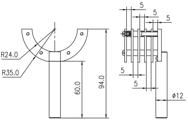 LDTLG3-5 Filter Mirror Mount