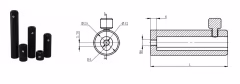 LDTGJ1-25 Series Optical Post Holders Length 25MM with Customizable OEM Support