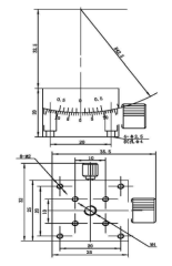 LDTSS-02-15 WW Manual Goniometer Stages  Table Size  25x25 mm
