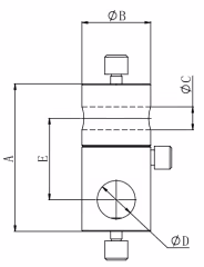 LDTJC3-12-20 Optical Post Holders Length 77MM with Customizable OEM Support