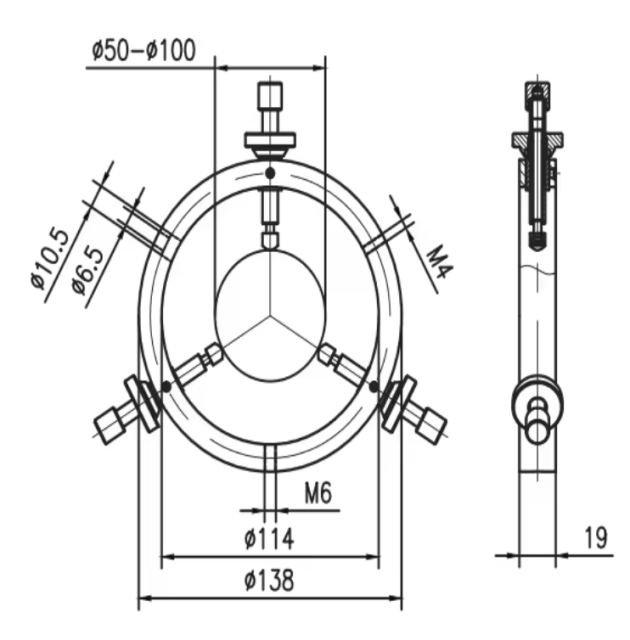 LDTBJ3-100 Variable Diameter Lens Holder series