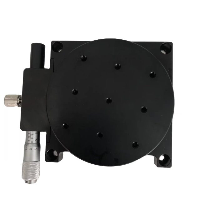 LDTSH-60TV-A Customize OEM Precision Shaft Design Manual Rotary Positioning Stage Platform Dimension 60mm Load Capacity 3kg